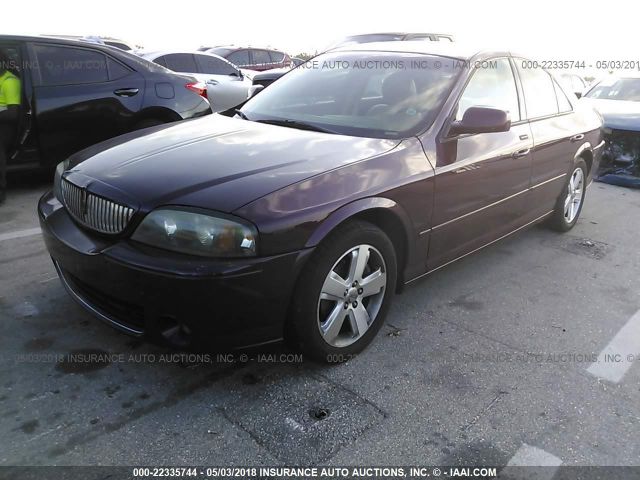 Used Car Lincoln Ls 06 Burgundy For Sale In Pembroke Pines Fl Online Auction 1lnhm87a06y