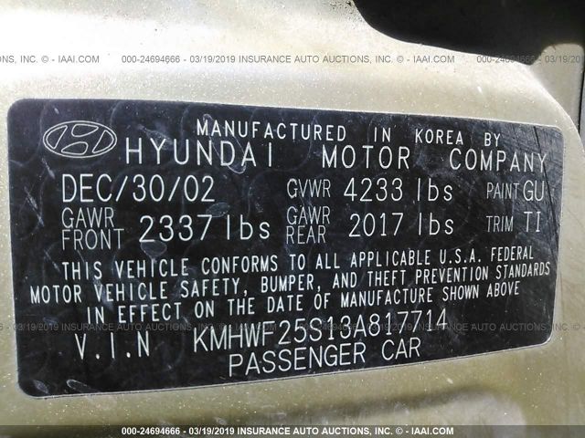 Salvage Title 112 Hyundai Sonata 12.12L For Sale in Lafayette ...