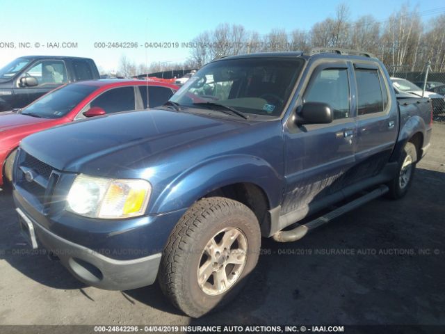 Used Car Ford Explorer Sport Trac 05 Blue For Sale In Pittston Pa Online Auction 1fmzu77k65ub