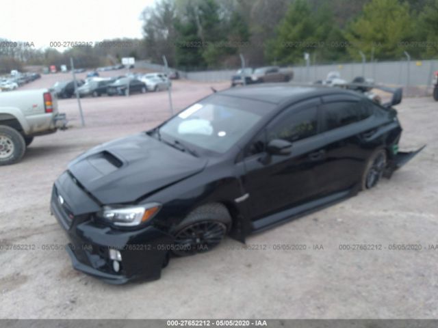 Salvage Car Subaru Wrx Sti 15 Black For Sale In Portage Wi Online Auction Jf1va2l64f