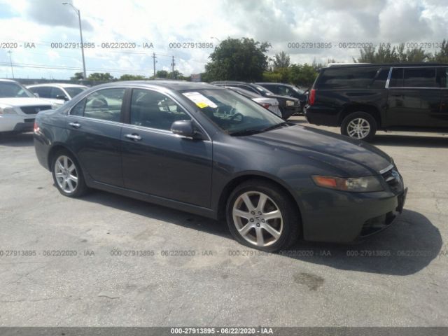 Used Car Acura Tsx 04 Gray For Sale In Opa Locka Fl Online Auction Jh4cl968x4c