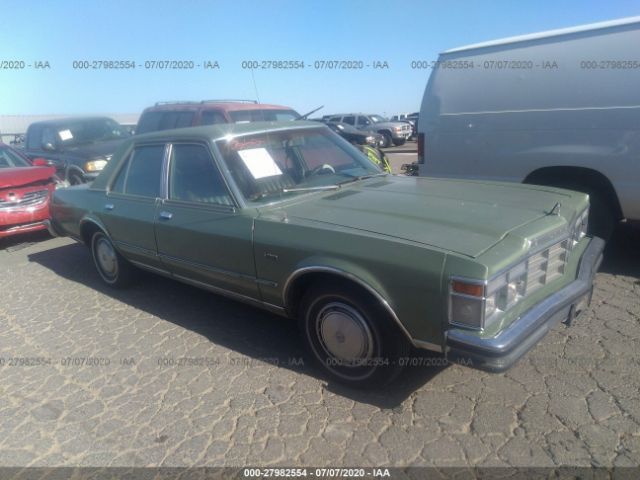 1978 CHRYSLER LEBARON