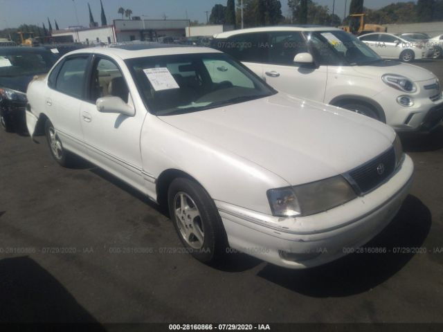 salvage car toyota avalon 1999 white for sale in gardena ca online auction 4t1bf18b4xu345744 ridesafely