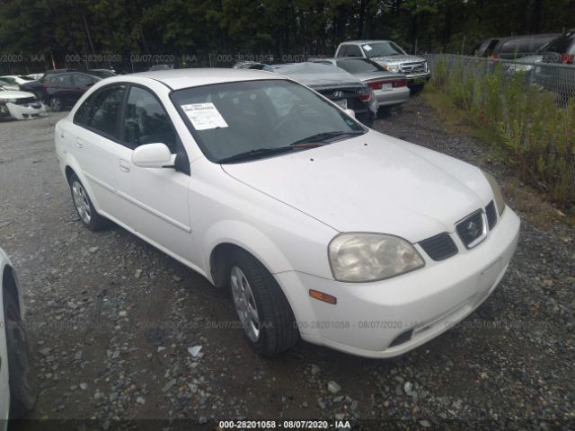 used car suzuki forenza 2005 white for sale in yorktown va online auction kl5jd56z15k170557 ridesafely