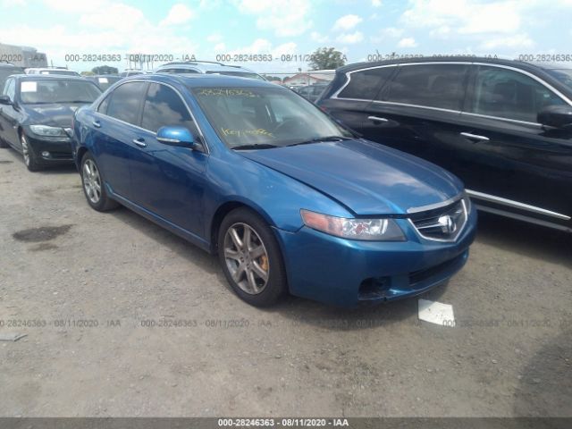 Salvage Car Acura Tsx 05 Blue For Sale In Avenel Nj Online Auction Jh4clc