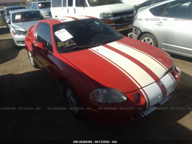 Salvage Car Honda Civic Del Sol 1994 Red For Sale In Bay Point Ca Online Auction Jhmeh6260rs