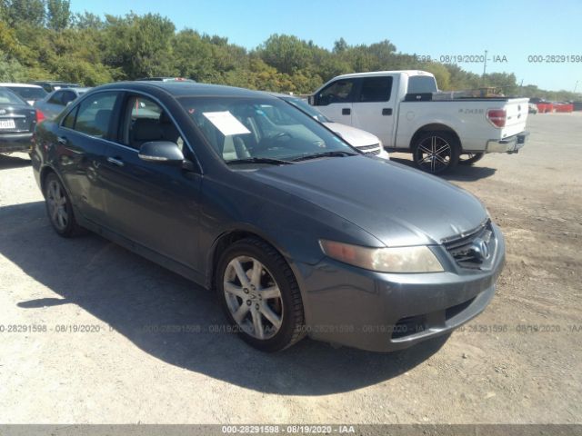 Used Car Acura Tsx 04 Gray For Sale In Grand Prairie Tx Online Auction Jh4clc