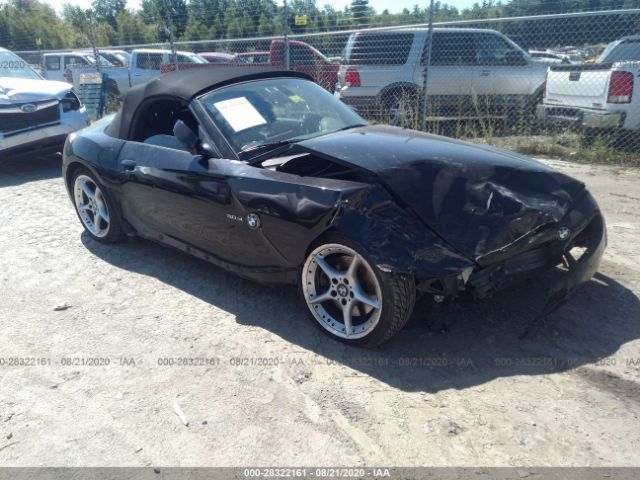Salvage Car Bmw Z4 2006 Black For Sale In Gorham Me Online Auction 4usbu53556lw91240