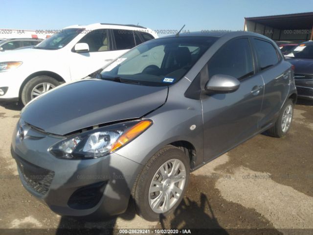 Used Car Mazda 2 13 Gray For Sale In Justin Tx Online Auction Jm1de1ky2d