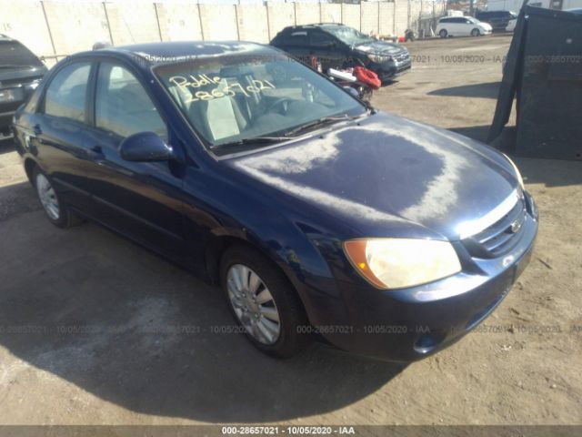 salvage car kia spectra 2006 blue for sale in henderson nv online auction knafe122965334570