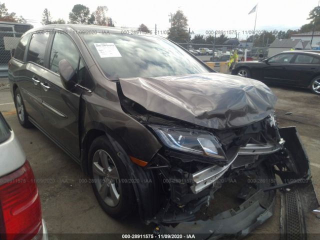 Salvage Car Honda Odyssey Gray For Sale In Charlotte Nc Online Auction 5fnrl6h75lb