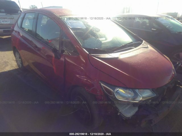 Salvage Car Honda Fit 2015 Red For Sale In North Hollywood Ca Online Auction 3hggk5h53fm744382