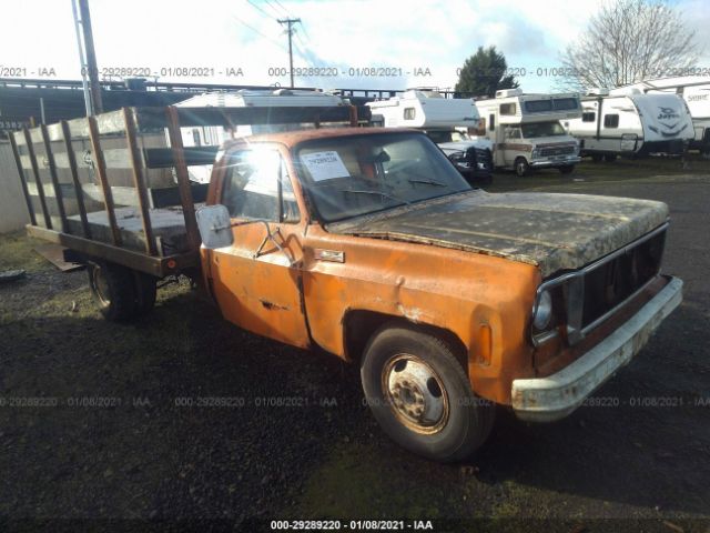 1973 GMC 1 TON DUMP FLATBED