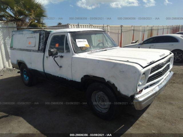 1979 DODGE D100 SWEPTLINE W/LON