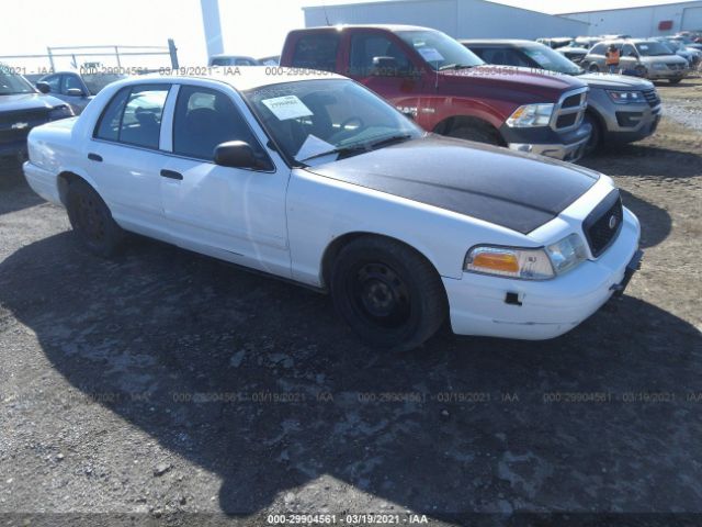 Salvage Car Ford Crown Victoria 2009 White For Sale In Waukee Ia Online Auction 2fahp71v29x148303