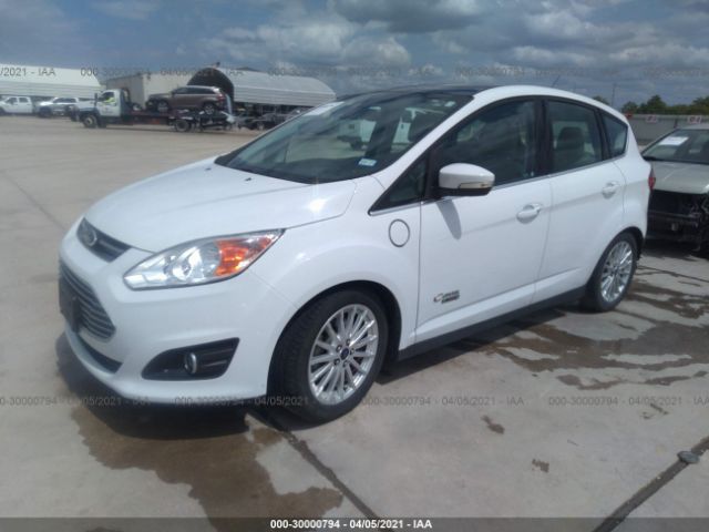 Salvage Car Ford C Max Energi 15 White For Sale In San Antonio Tx Online Auction 1fadp5cu7fl