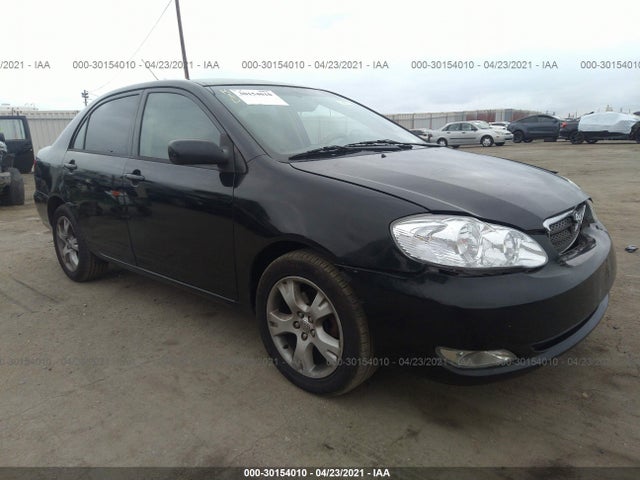 Salvage Car Toyota Corolla 06 Black For Sale In North Hollywood Ca Online Auction 1nxbr32e86z