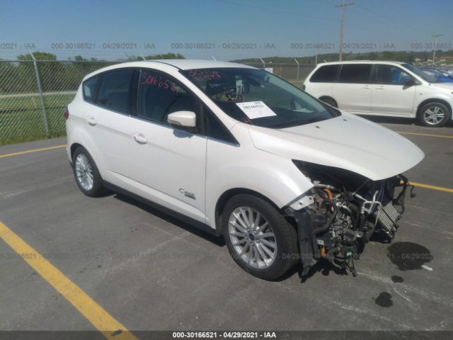 Salvage Car Ford C Max Energi 13 White For Sale In Odessa Mo Online Auction 1fadp5cu2dl5370