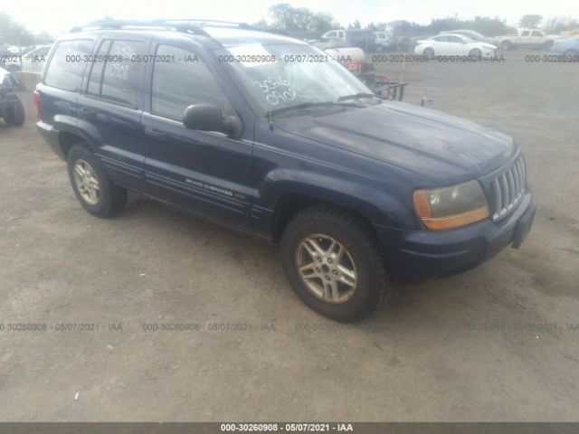 Used Car Jeep Grand Cherokee 04 Dark Blue For Sale In Culpeper Va Online Auction 1j4gw48s44c