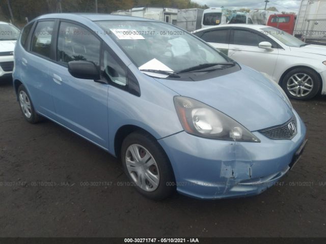 Salvage Car Honda Fit 2010 Blue For Sale In East Taunton Ma Online Auction Jhmge8h27ac000578