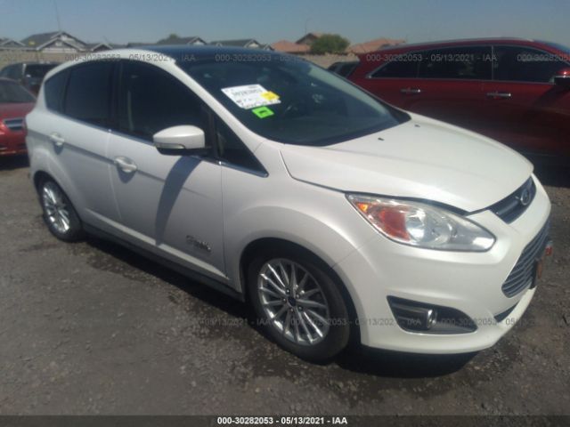 Salvage Car Ford C Max Energi 14 White For Sale In Phoenix Az Online Auction 1fadp5cu0el