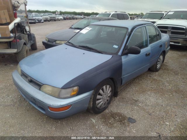 Salvage Car Toyota Corolla 1995 Blue For Sale In San Antonio Tx Online Auction 2t1ae04b8sc101393