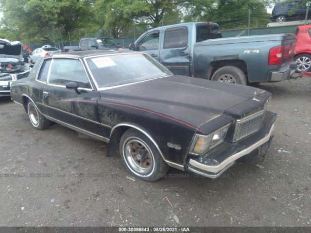 1979 CHEVROLET MONTE CARLO