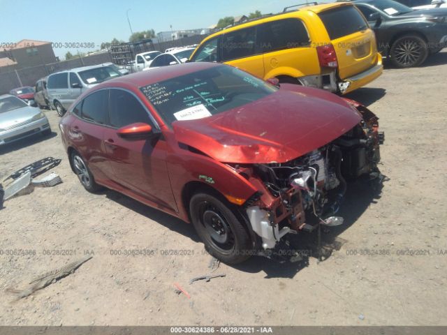 Salvage Car Honda Civic 21 Orange For Sale In Phoenix Az Online Auction 2hgfc2f62mh5275