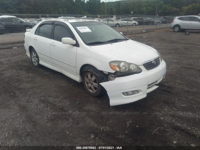 Used Car Toyota Corolla 07 White For Sale In Bessemer Al Online Auction 2t1br32e97c6849