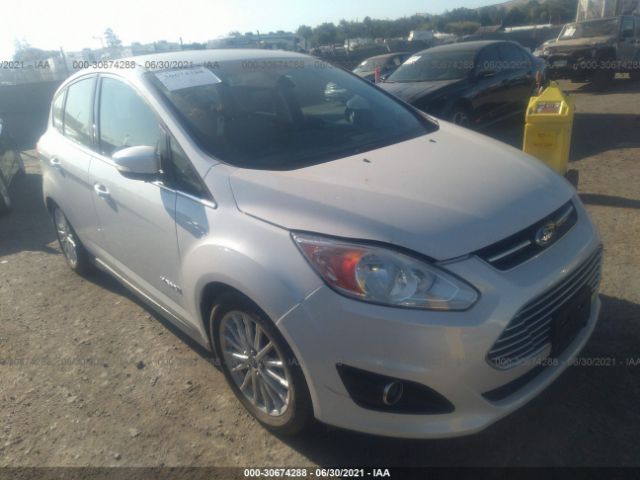 Salvage Car Ford C Max Hybrid 13 White For Sale In Bay Point Ca Online Auction 1fadp5buxdl