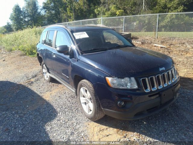 Salvage Car Jeep Compass 12 Blue For Sale In Montvale Va Online Auction 1c4njdeb8cd