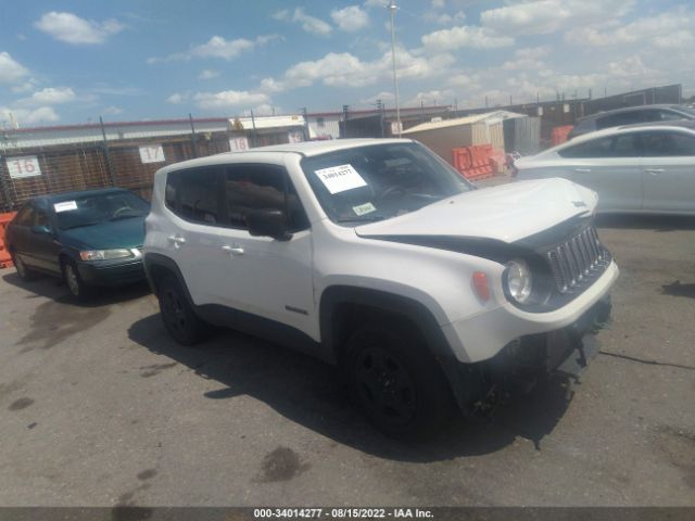 Auction Ended: Salvage 2017 Jeep Renegade White is Sold in Commerce