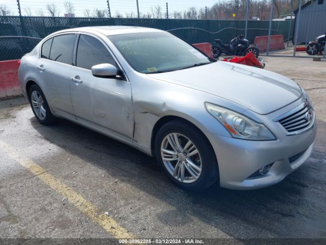  Salvage INFINITI G37x