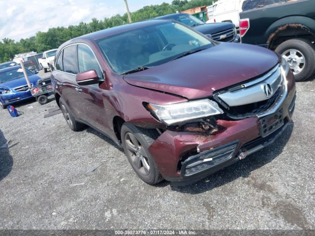  Salvage Acura MDX