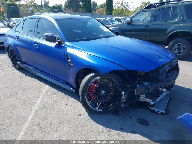 Salvage, Wrecked Vehicles Auctions Online | 2024 BMW M3 For Sale | Lot ...