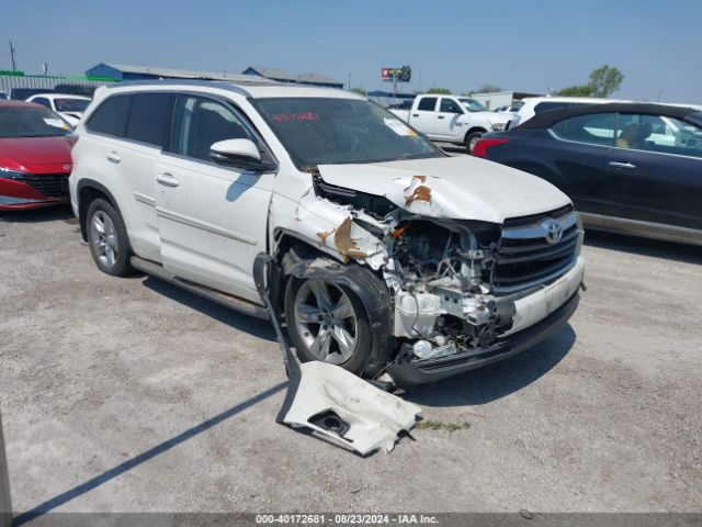  Salvage Toyota Highlander