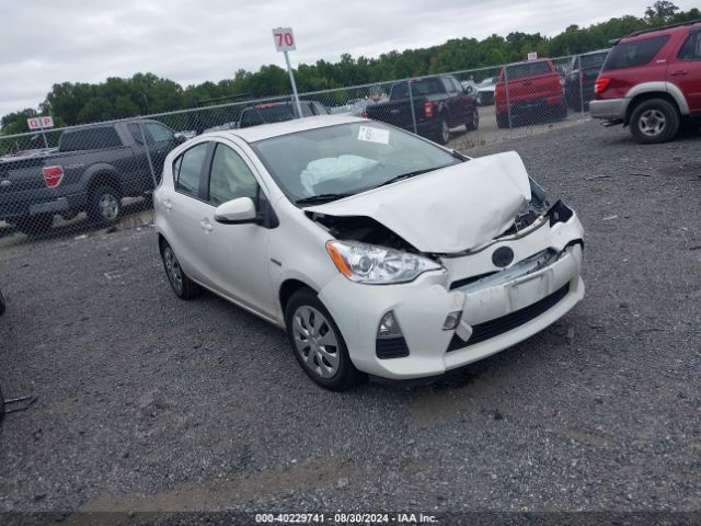  Salvage Toyota Prius c