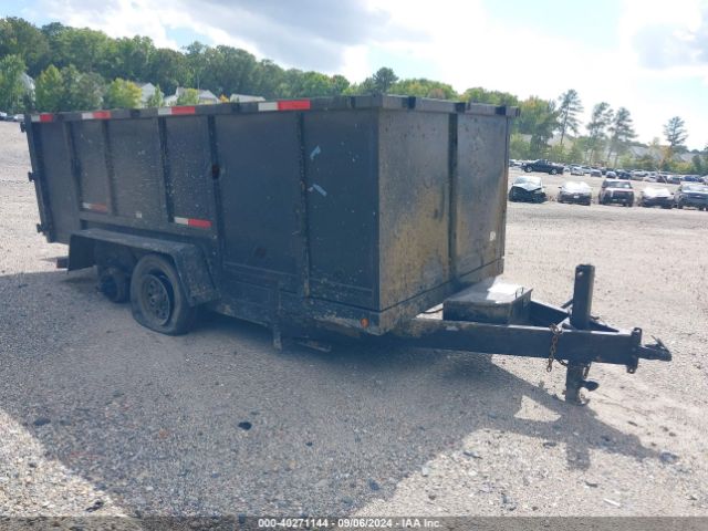  Salvage Trailer Tl Dump Trailer 7x14