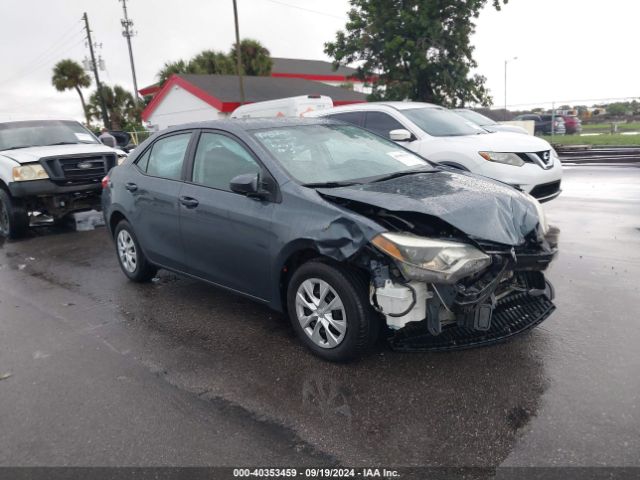  Salvage Toyota Corolla