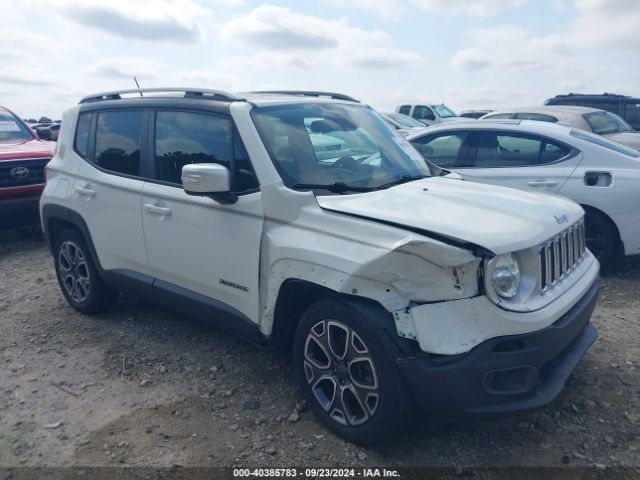  Salvage Jeep Renegade