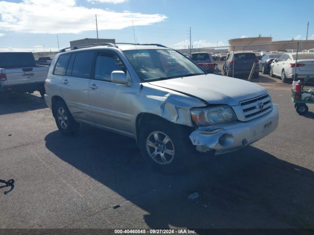  Salvage Toyota Highlander