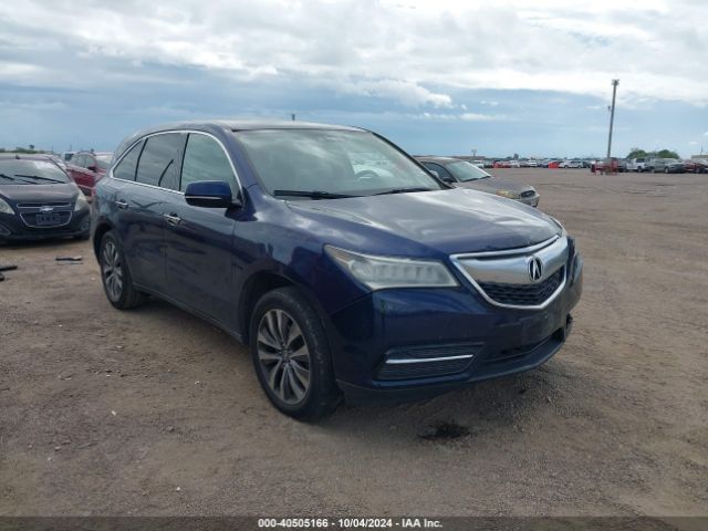  Salvage Acura MDX