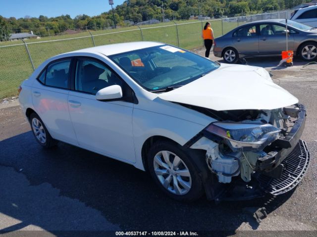  Salvage Toyota Corolla