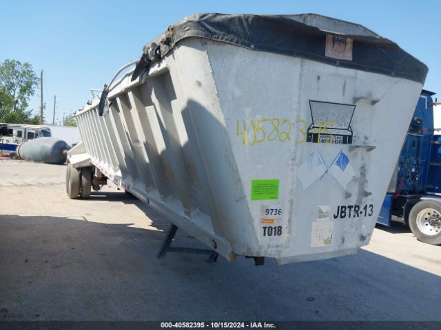  Salvage Freedom Vntg End Dump Trailer