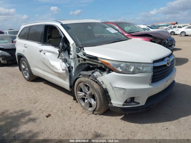  Salvage Toyota Highlander