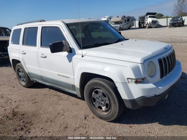  Salvage Jeep Patriot