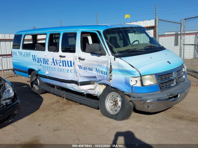  Salvage Dodge Ram Wagon 3500