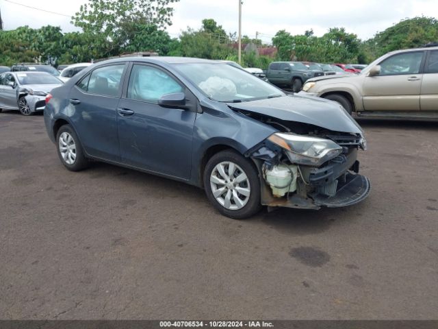  Salvage Toyota Corolla