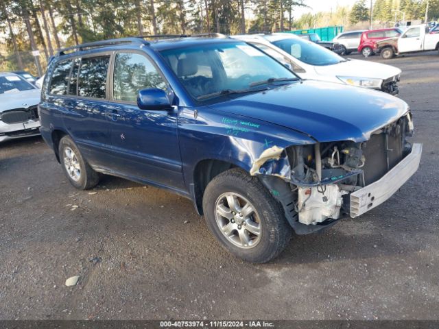  Salvage Toyota Highlander