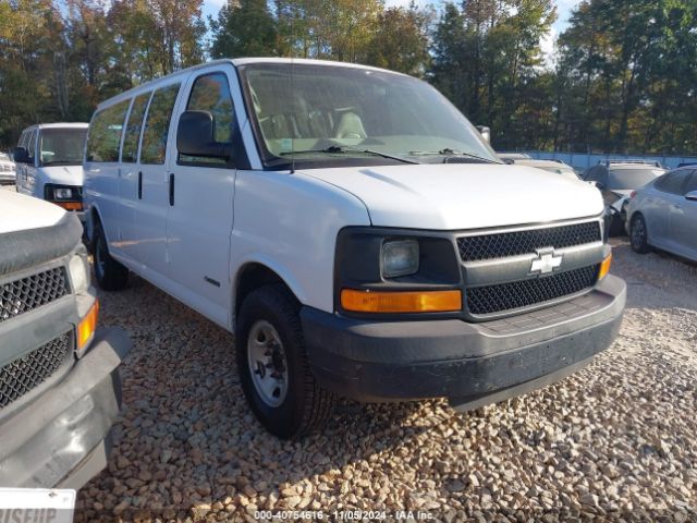 2004 CHEVROLET EXPRESS Extended Passenger Van 1GAHG39U441163491
